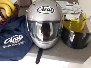 Arai Helmet with 2 tinted Shields!!