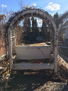 Archway with benches