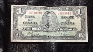  Bank of Canada $1.00 note