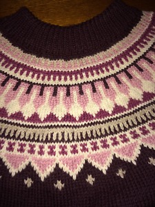 Beautiful hand knitted woollen sweater from Newfoundland