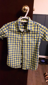 Boys plaid shirt Gapkids Size 6/7