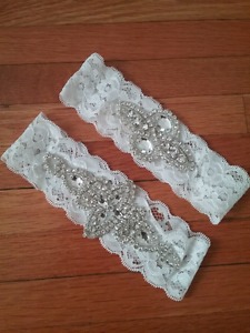 Brand new never worn wedding garters