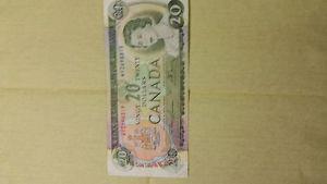  Canadian $20 bill