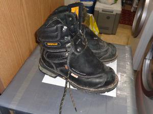 Caterpillar Steel Toed Safety Boots with Met Guard