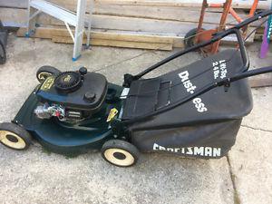 Craftsman 6hp, muching lawnmower with bag
