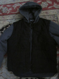 Dakota heavy jac-vest hoodie jacket.