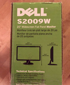 Dell SW 20" Widescreen Flat Panel ComputerMonitor