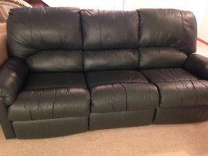 Elran 3-seat sofa/recliner selling for $300 only