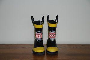 "Fire Chief" rain boots Toddler Size 5