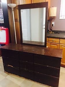 Free dresser & mirror and couch