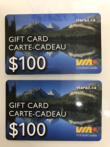 Gift Card $200 Via Rail