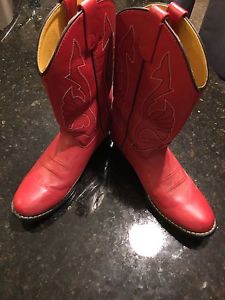 Girls Western Cowboy Boots-size 4