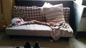Good condition fold down sofa for sale!!!!!!!!