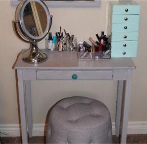 Grey Table with Mirror $40obo