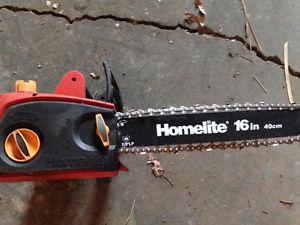 Homelite 16in 40cm electric chainsaw