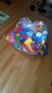 Huge bag of Mega Blocks (like large lego)