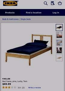 IKEA BED AND MATTRESS