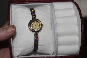 IVANA TRUMP Watch with Colored Stones in Wristband
