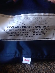 Kevlar protective pants