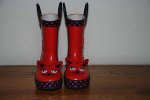 Kitty rainboots Size 6