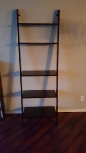 Ladder shelf unit