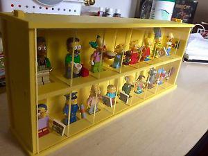 Lego simpsons series 1 minifigures + case