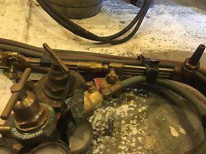 Liquid air torch hoses gas valves propane and acetylene tips