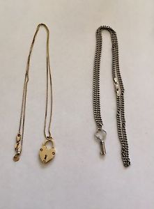 Lock and Key necklaces