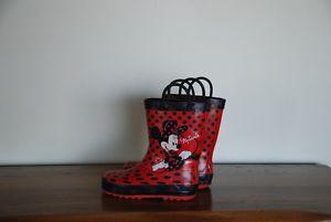 "Minnie Mouse" rain boots Child Size 9