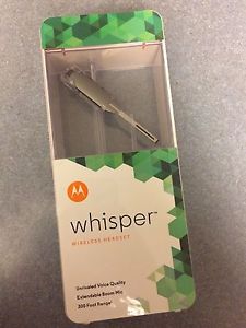 Motorola Whisper wireless headset