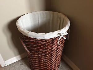 Moving sale: a nice wooden clothes basket