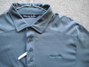 NEW Travis Mathews men's Polo Shirts (graphite or slate