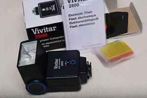 Never used Vivitar  Flash in Box