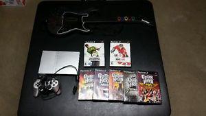 PS2 w/Guitar Hero & Games