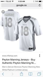 Peyton Manning XL jersey - New