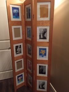 Picture frame screen- free standing