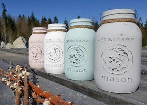 Rustic Mason Jars (set of 3)