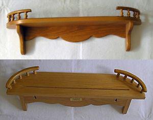 Small display shelf, solid oak with great details