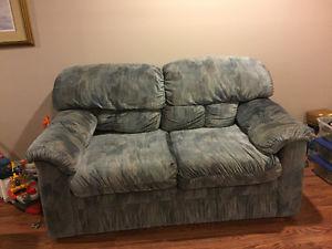 Sofa pull out couch and love seat