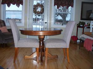 Table & 2 Parson Chairs