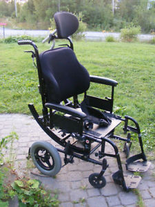 Tiltable Transport Wheel Chair