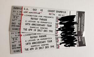 Two Mayday Parade Concert Tickets!