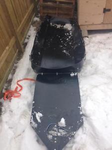 UHMW Snowmobile sled