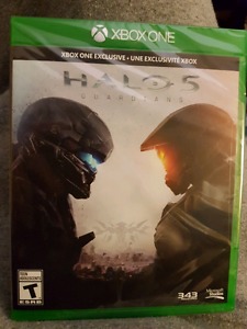 Unopened Halo 5 Guardians Xbox One