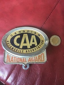 Vintage CAA National Award license topper 