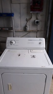 Washer and dryer