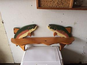 Wood Fish Shelf