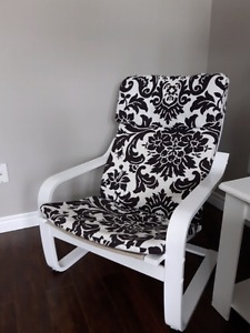 ikea chair and leg rest