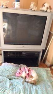 36" JVC TV and stand
