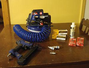 Brad nailer and compressor kit